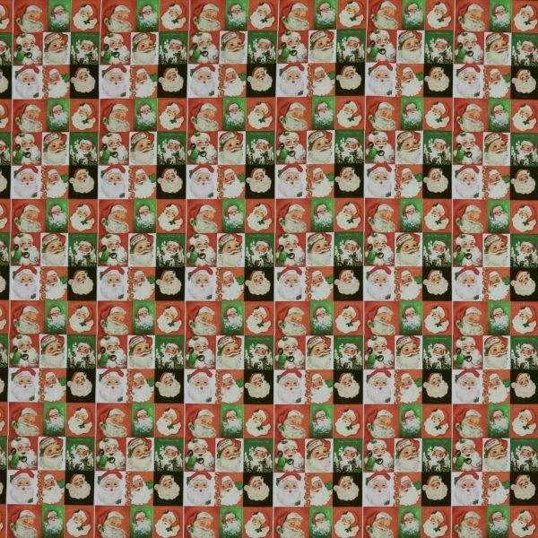 Vintage Santa Claus Collage #1 Fabric Sale - Image 3