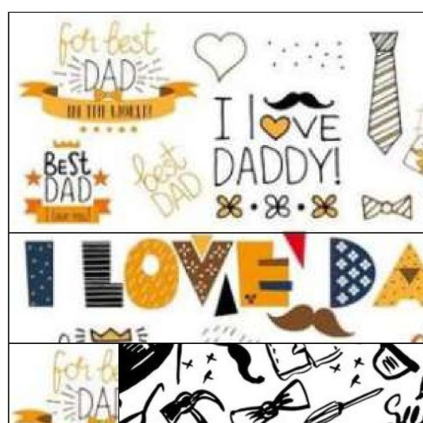 Happy Father s Day Mini Wall Hanging 9  x 9  Cheap - Image 3
