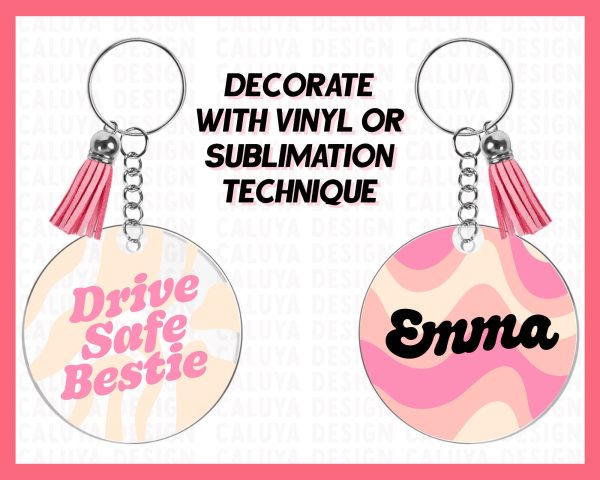 Circle Keychain SVG Bundle | 27 Pack Discount - Image 2