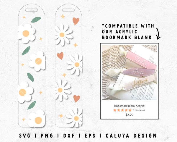 Bookmark SVG | Daisy Flower SVG Online now