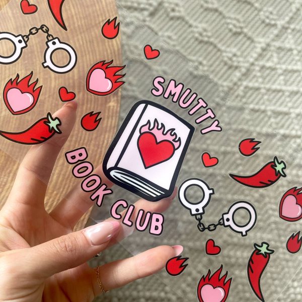 [ Double Sided ] 16oz Cup UV DTF Decal | Smutty Book Club Supply - Image 2