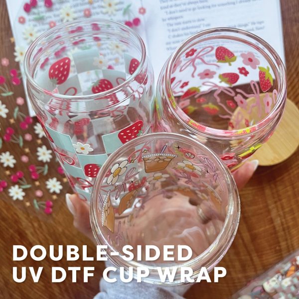 [ Double Sided ] 16oz Cup UV DTF Decal | Kawaii Ducky Online - Image 5