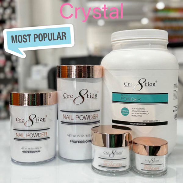 Cre8tion Acrylic Powder Crystal Clear Cheap