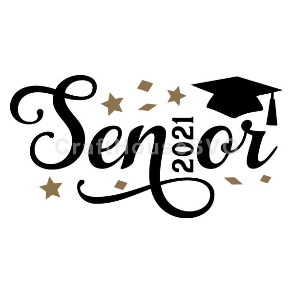 Senior Cursive 2021 SVG Hot on Sale